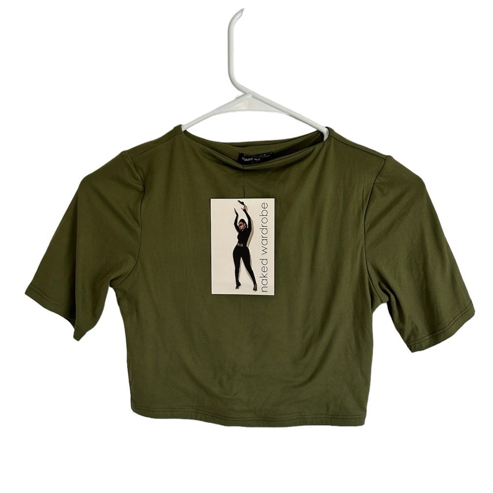 Naked Wardrobe cropped baby tee